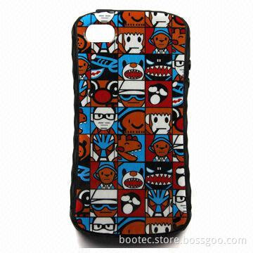 Beautiful Picture on Cases for iPhone 4, by IML Technology and Silk-screen Printing